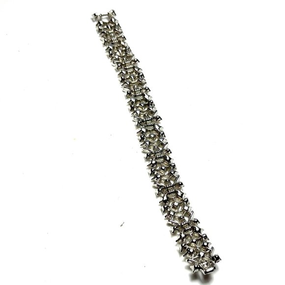 CROWN TRIFARI RHINESTONE BRACELET - Picture 2 of 5